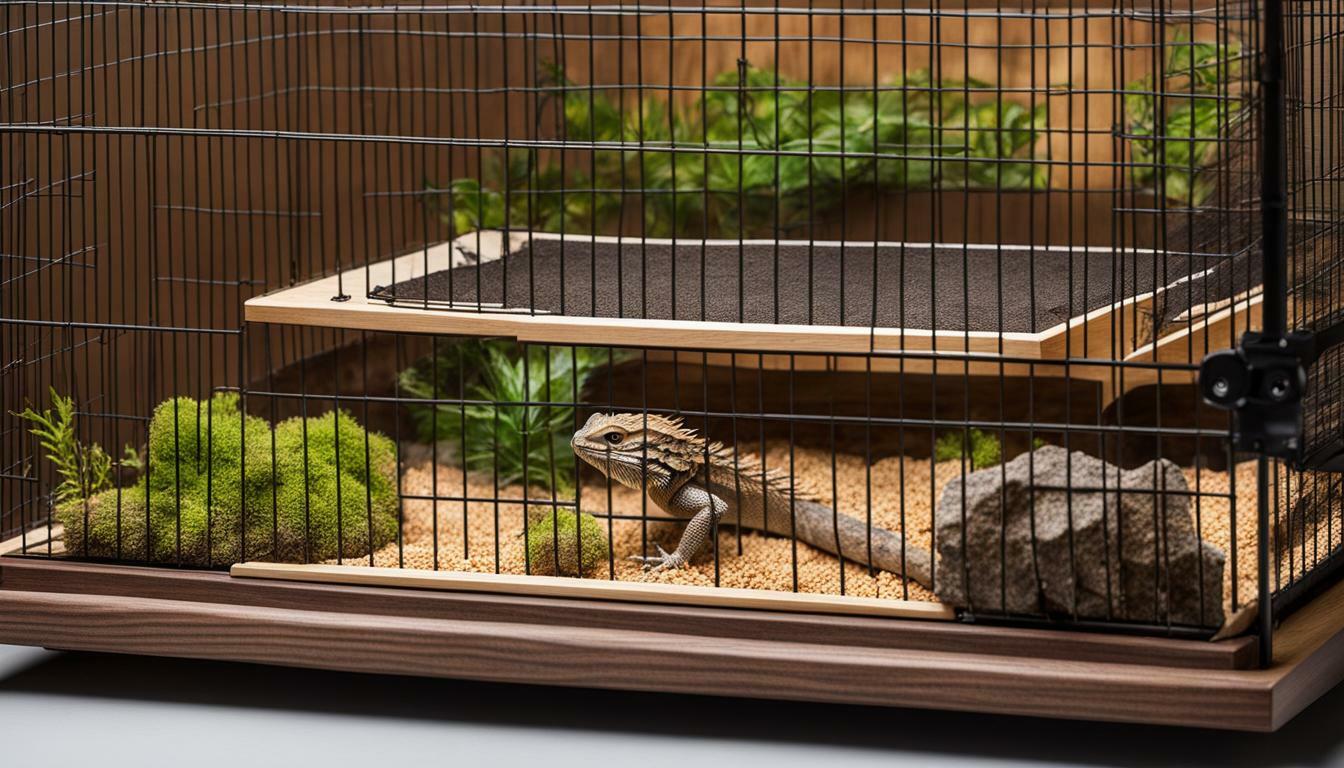 Wooden Bearded Dragon Cage