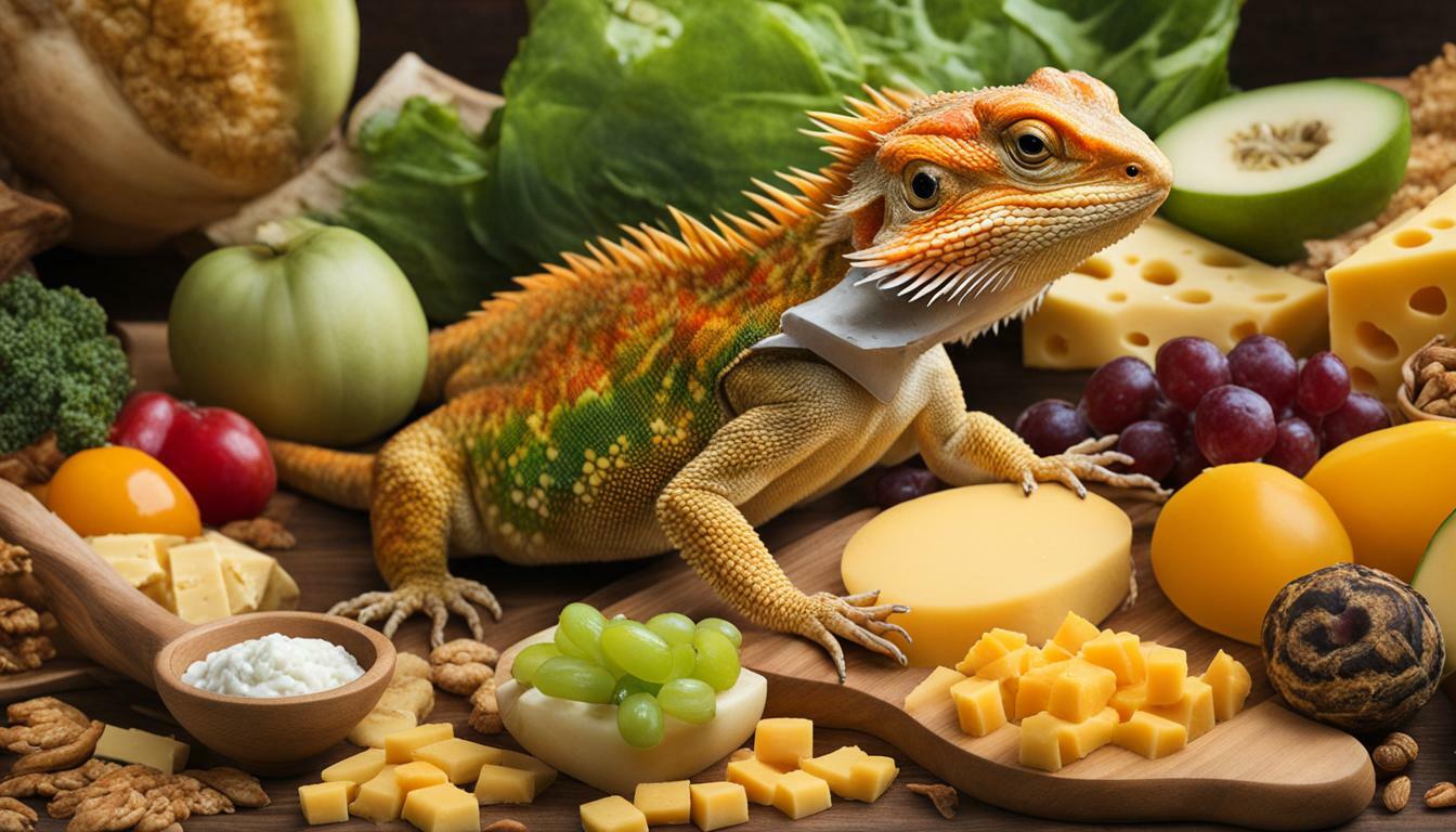 can bearded dragons eat cheese