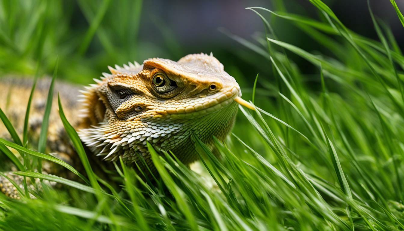 can bearded dragons eat grass