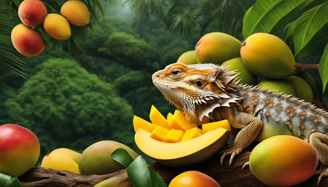 can bearded dragons eat mangos