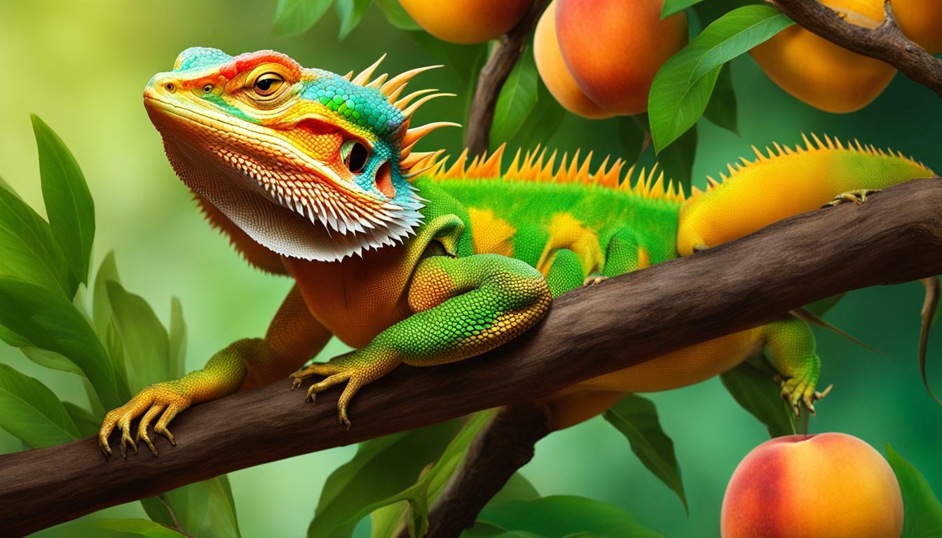 can bearded dragons eat peaches