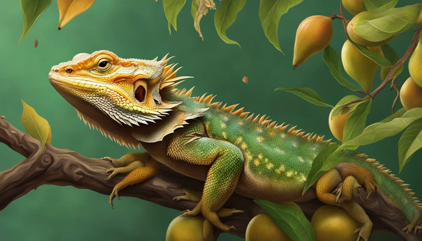 can bearded dragons eat pears