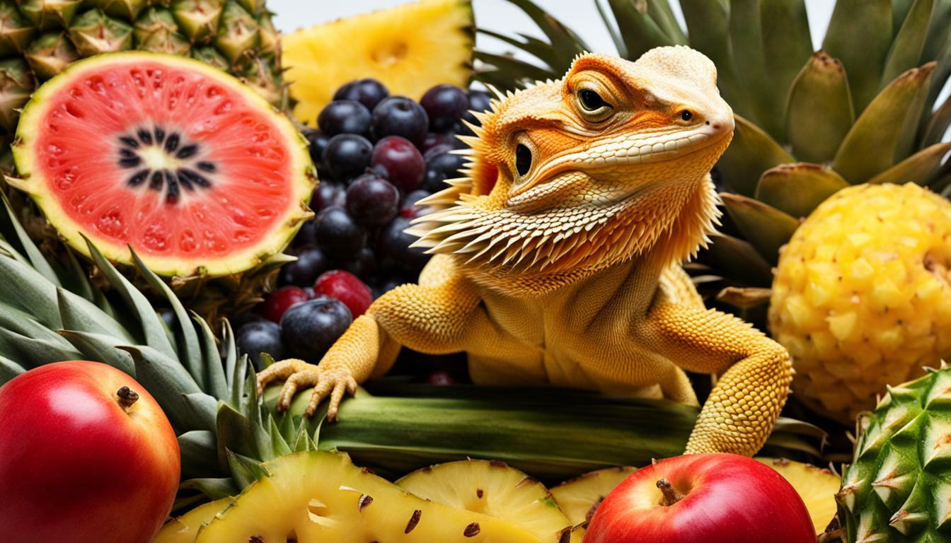 can bearded dragons eat pineapple