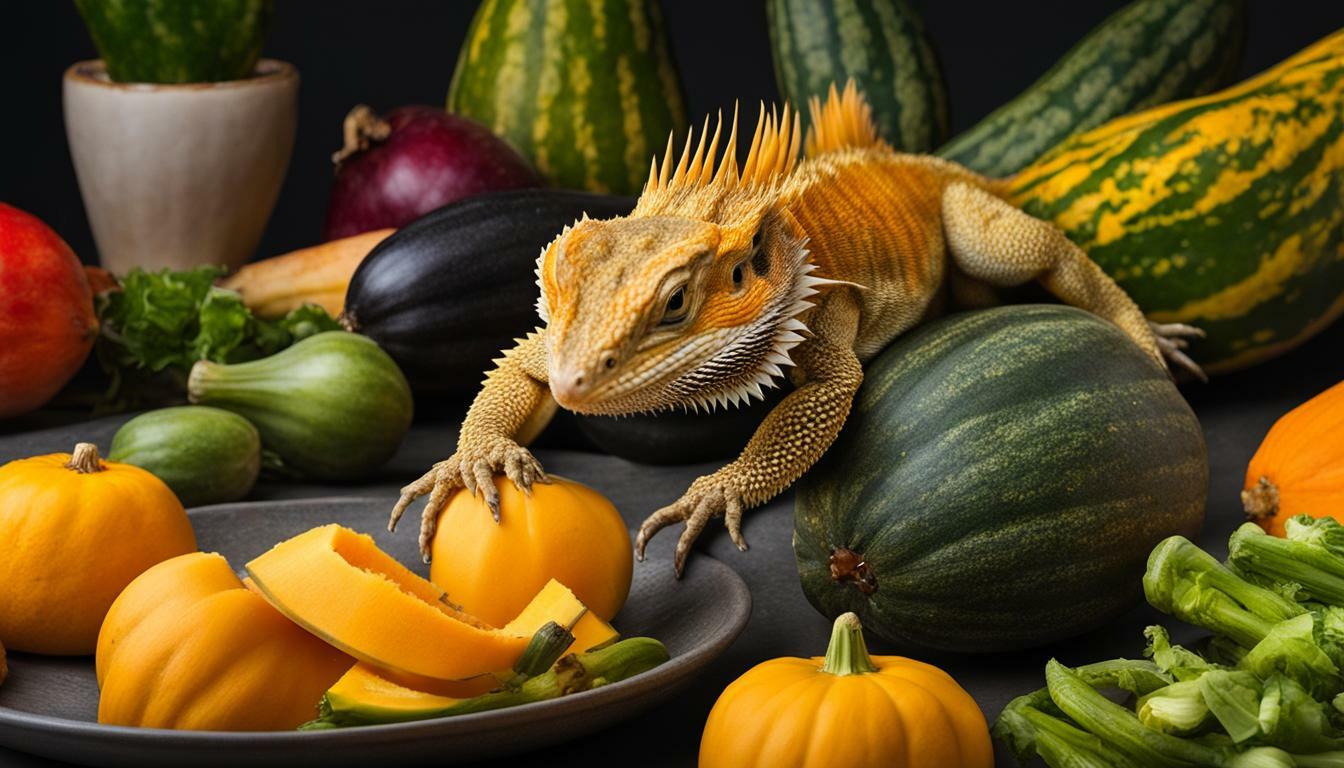 can bearded dragons eat squash