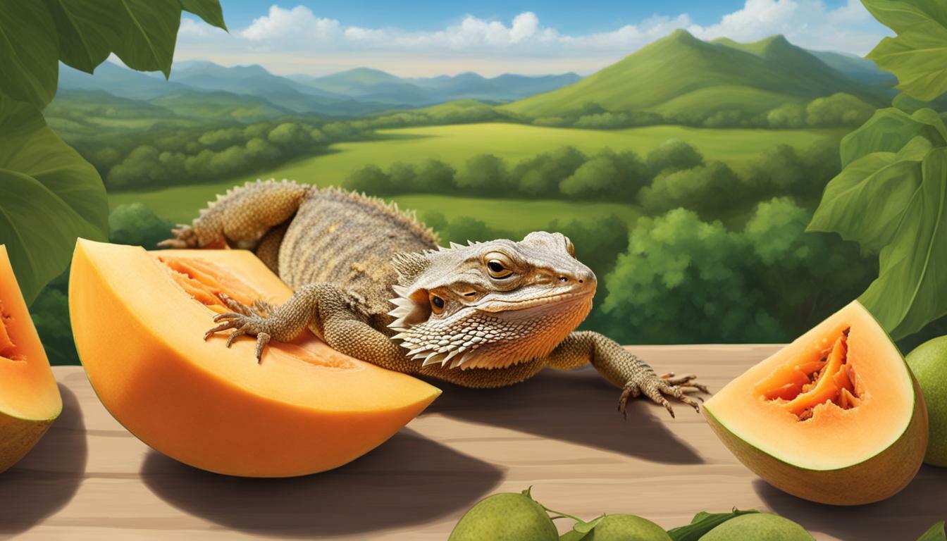 can bearded dragons have cantaloupe