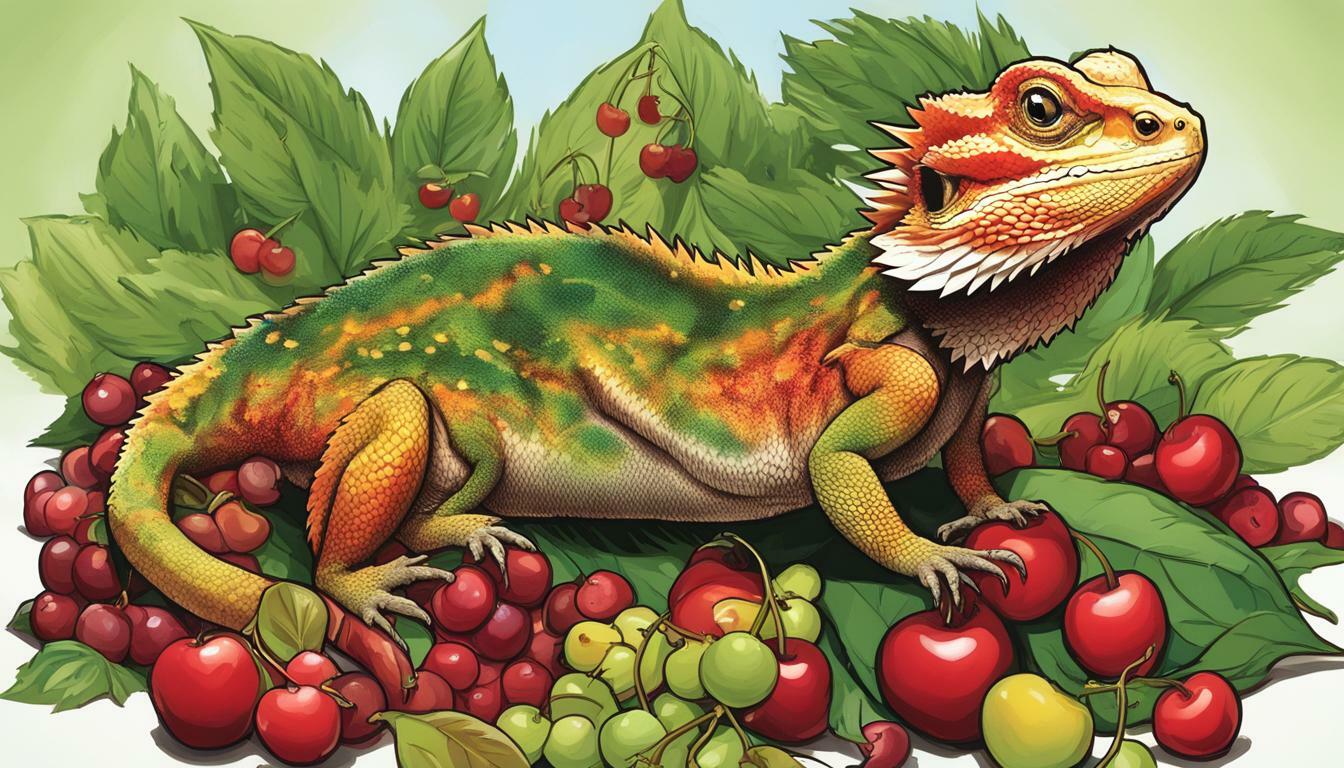 can bearded dragons have cherries