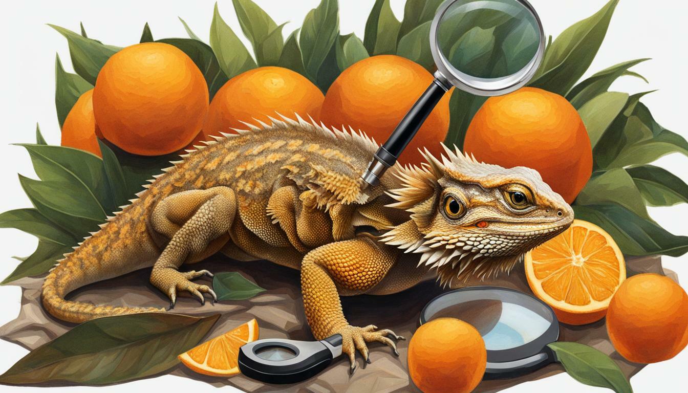 can bearded dragons have oranges