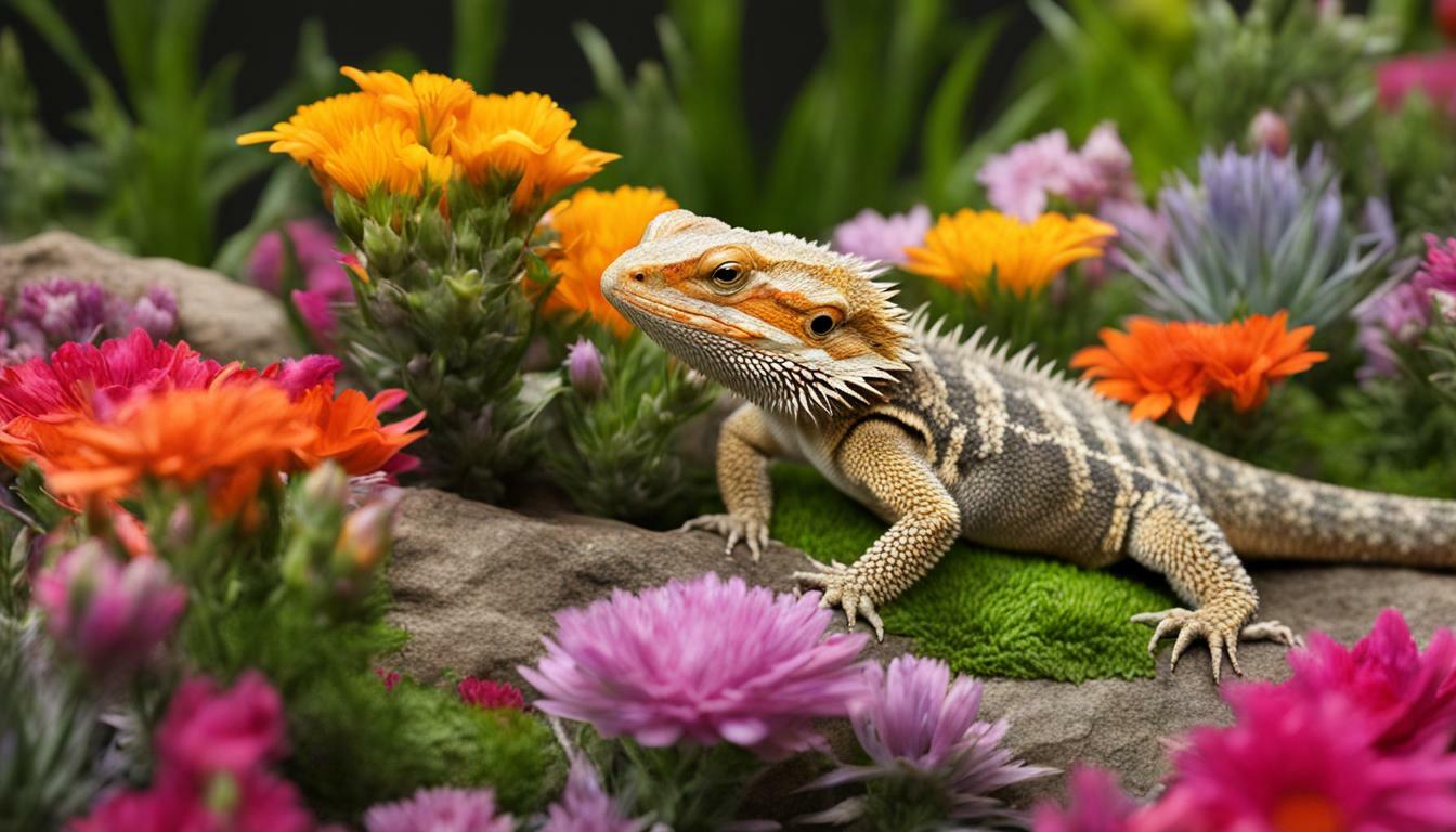 what flowers can bearded dragons eat